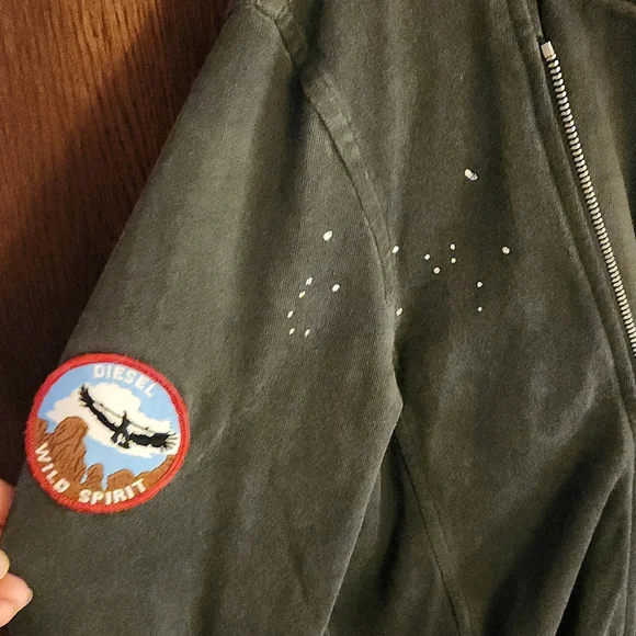 COPY - Brand new no tag vintage Diesel zip-up jacket size 16 - Picture 3 of 5